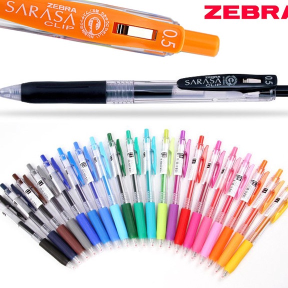

STOCK MASIH BANYAK Pulpen Gel Sarasa Clip 5mm ZEBRA ORI