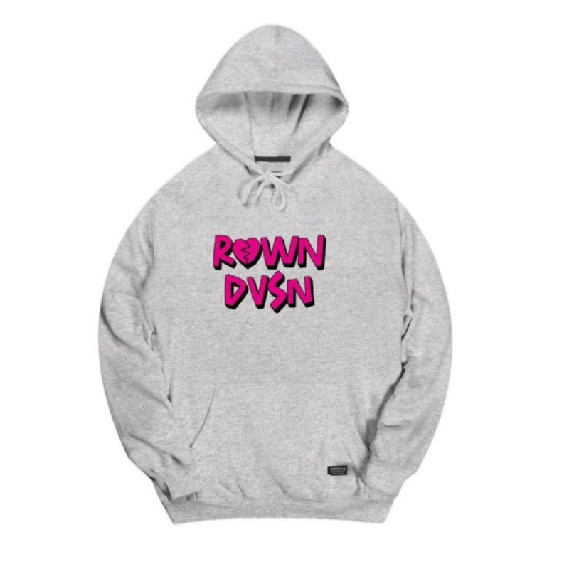 ROWNDVSN SWEATER HOODIE MAGETA GREY