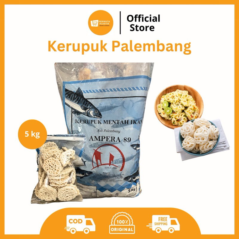

Kerupuk Ikan Asli Palembang Kerupuk Seblak Bunga Mawar Putih 1 bal (5 kg)