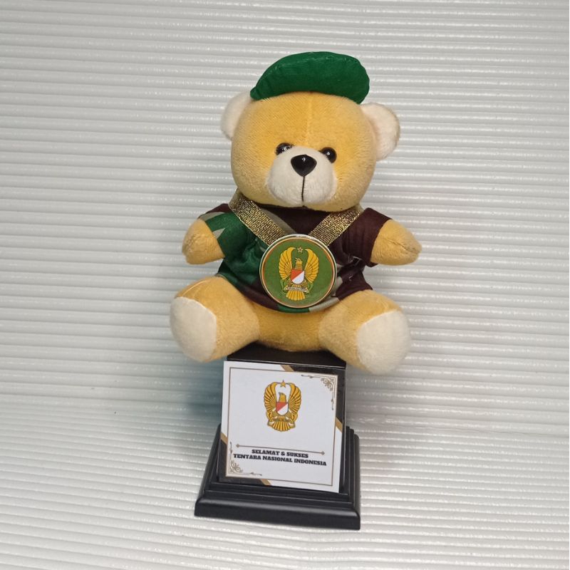 BONEKA PROFESI TNI |PIALA TNI AD |PLAKAT TNI | BONEKA TNI | HADIAH WISUDA | TNI AD | TNI AL | TNI AU