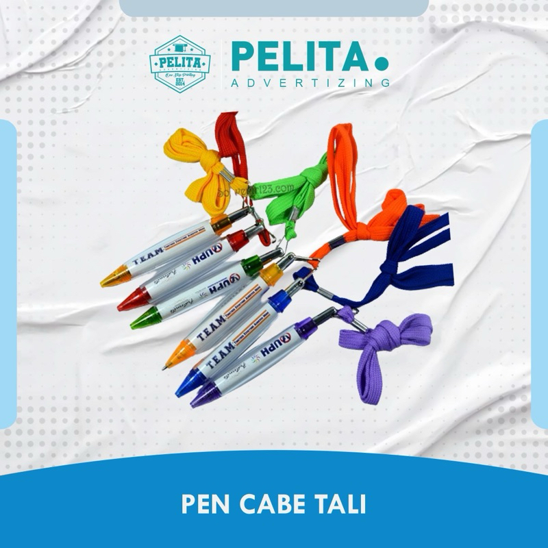 

pen cabe tali logo printing custom | pen promosi