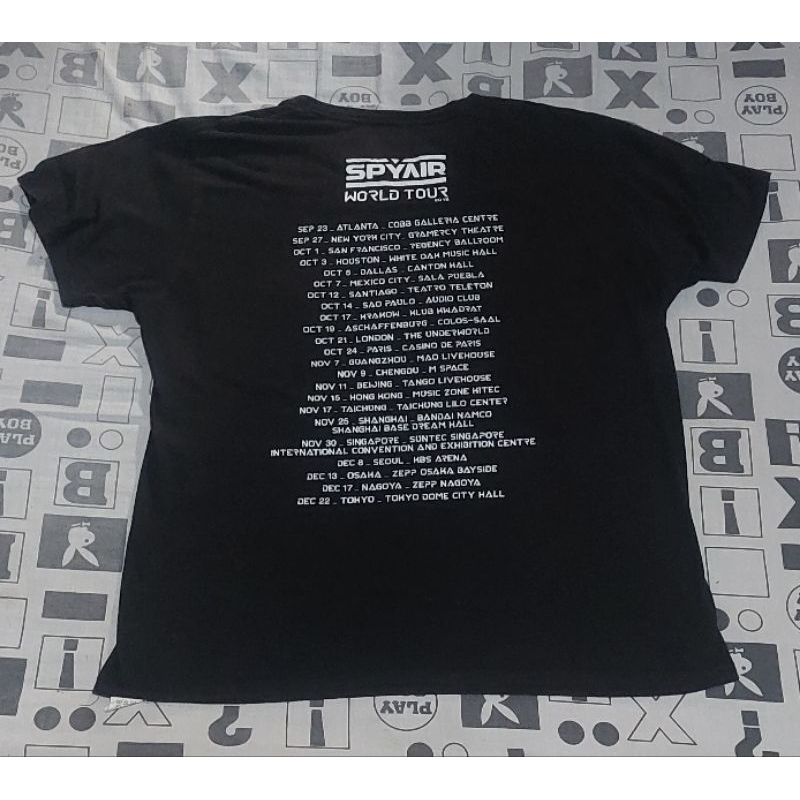 thsirt/kaos Band Spyair world tour 2018