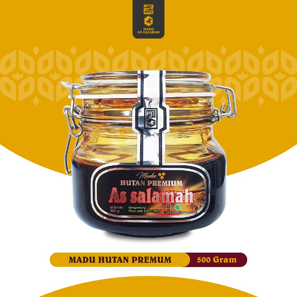 

As Salamah - Madu Hutan Riau Murni 4 Botol 500 Gram