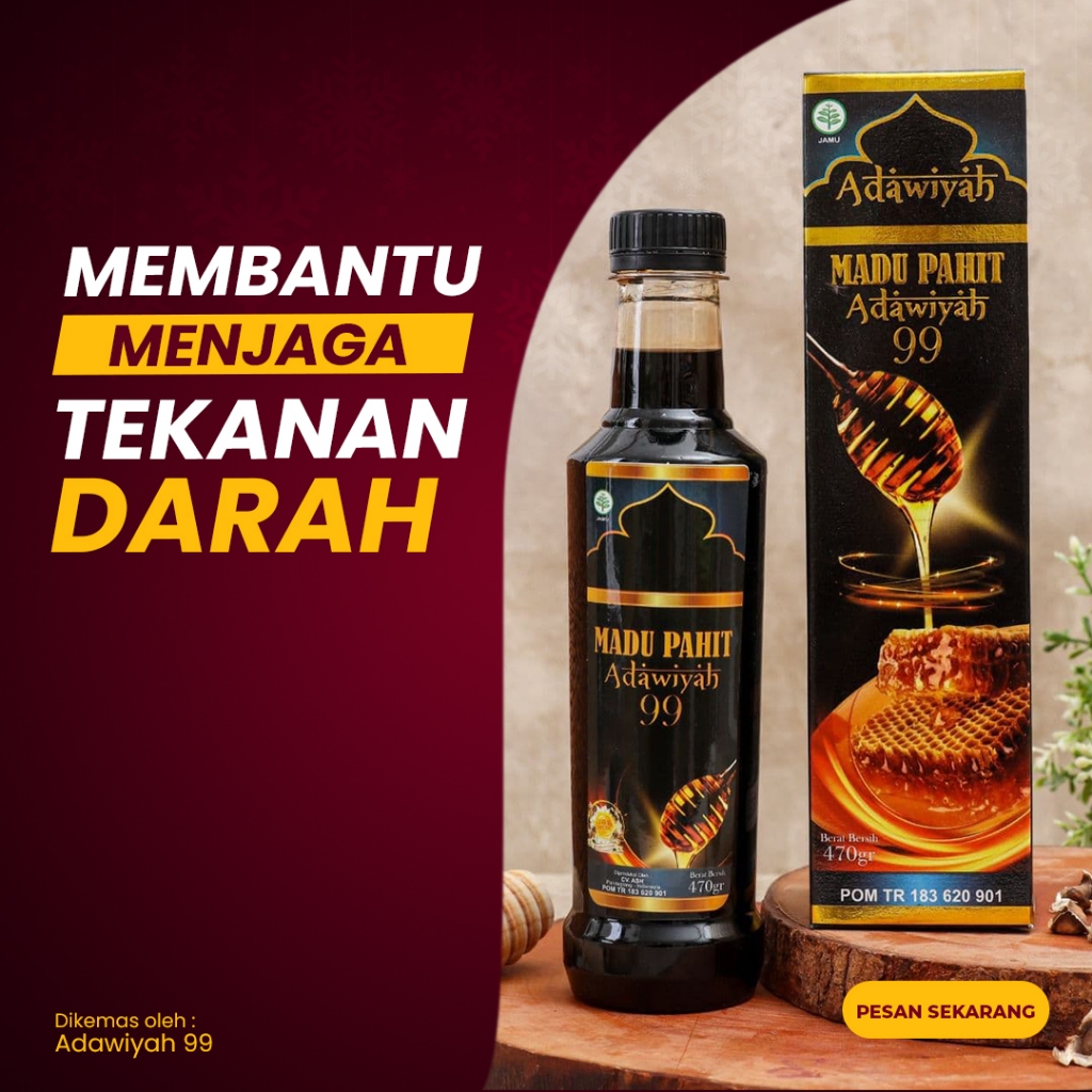 

Original Madu Pahit plus daun sambiloto berat bersih 470gr - Adawiyah 99