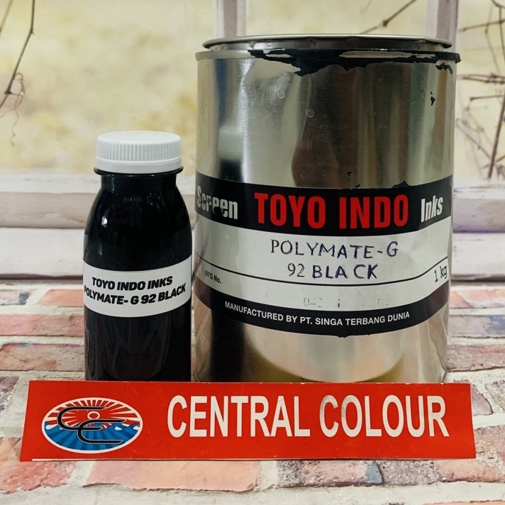 

PRODUCT TERMURAH Tinta Toyo PolymateG 92 Black Tinta Sablon Plastik 1GR