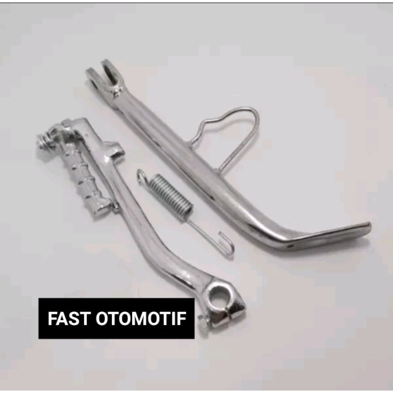 (COD) Standar samping ring 17 + Engkolan selahan universal Yamaha Mio soul xeon