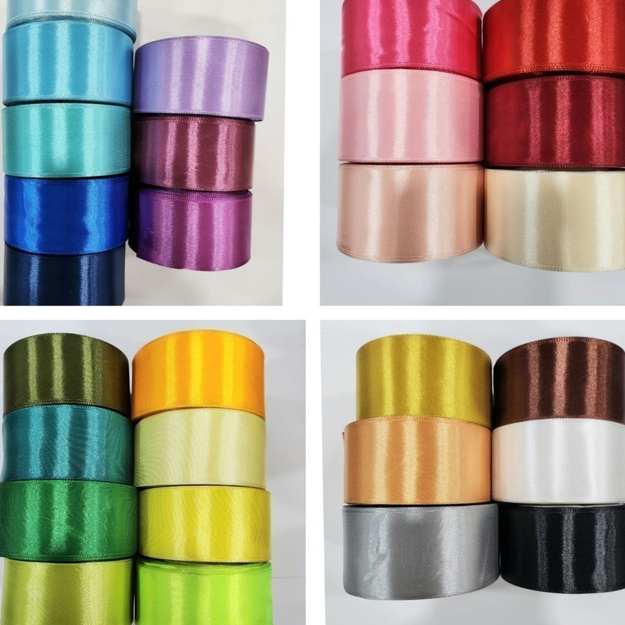 

TERBARU Pita Satin 4cm 4mm 1 12inch isi 25 yds