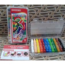 

READY STOCK Crayon Oil Pastel Greebel 12 Warna Set Original