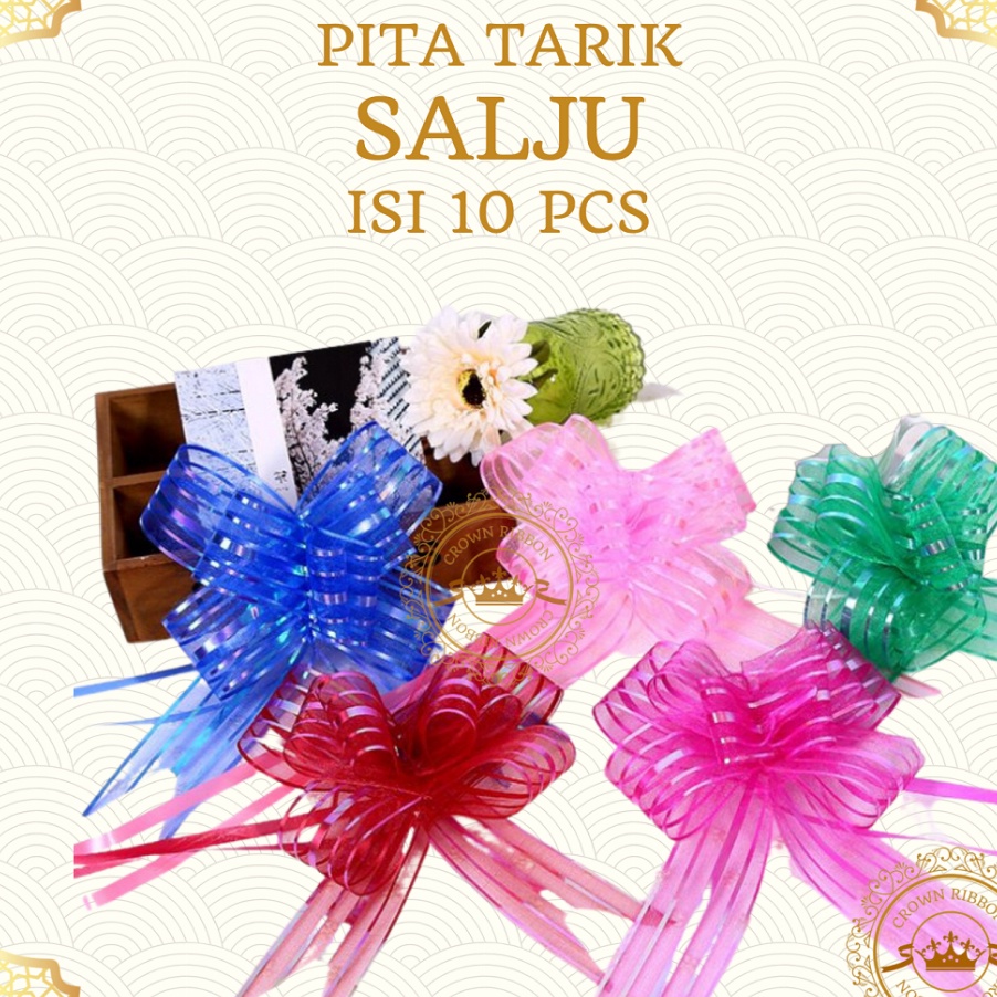 

SALE Pita Tarik SALJU Organdi Hiasan Parcel