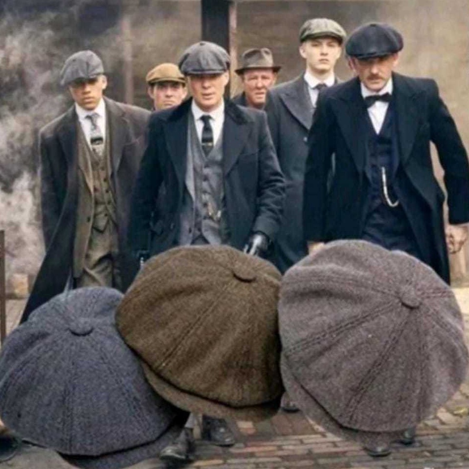 Murah Premium  Topi Vintage Baret Peaky Blinders Cap Newsboy Topi Apolo Baret Pria Wanita Topi Baret