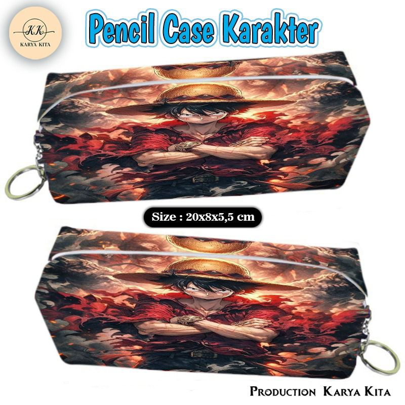 

{TERLARIS TEMPAT PENSIL} KOTAK PENSIL GAMBAR ANIME ONE PIECE TAK01