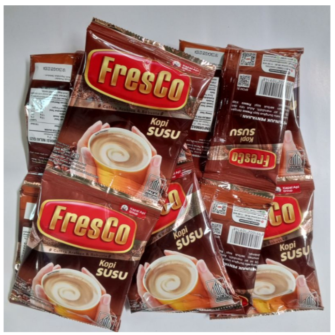 

1renceng isi 10Kopi Fresco Kopi Susu 27gr