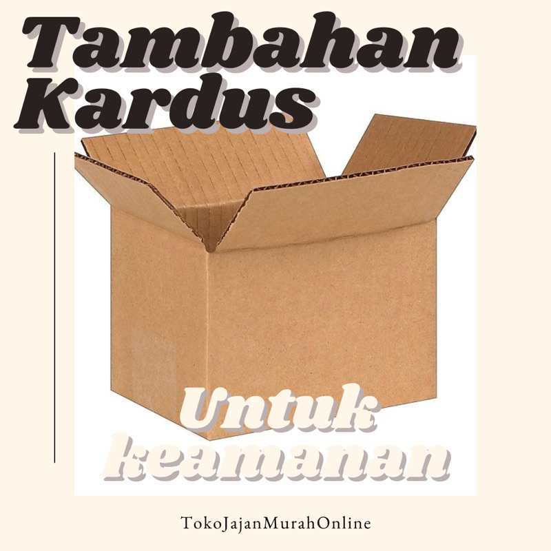 

KARDUS TAMBAHAN SEBAGAI PENAMBAH KEAMANAN KHUSUS PAKET TJMO