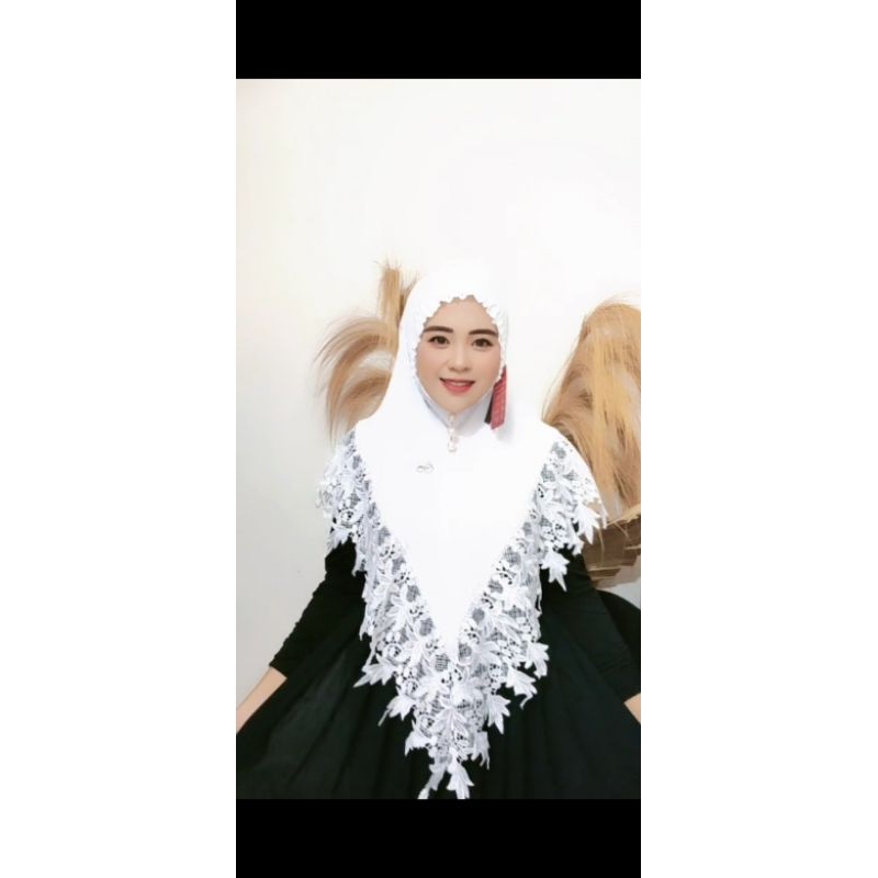 hijab fo Tamara pet mukena renda mewah