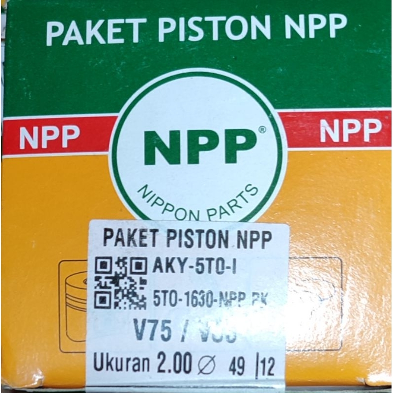 PISTON KIT YAMAHA V75,V80/V-75,V-80 OS 50,75,100 RIKO