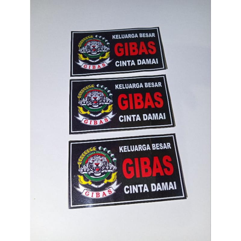 

Stiker Keluarga Besar Gibas/Stiker Gibas Indonesia/Stiker Gibas/Stiker Gibas Hitam