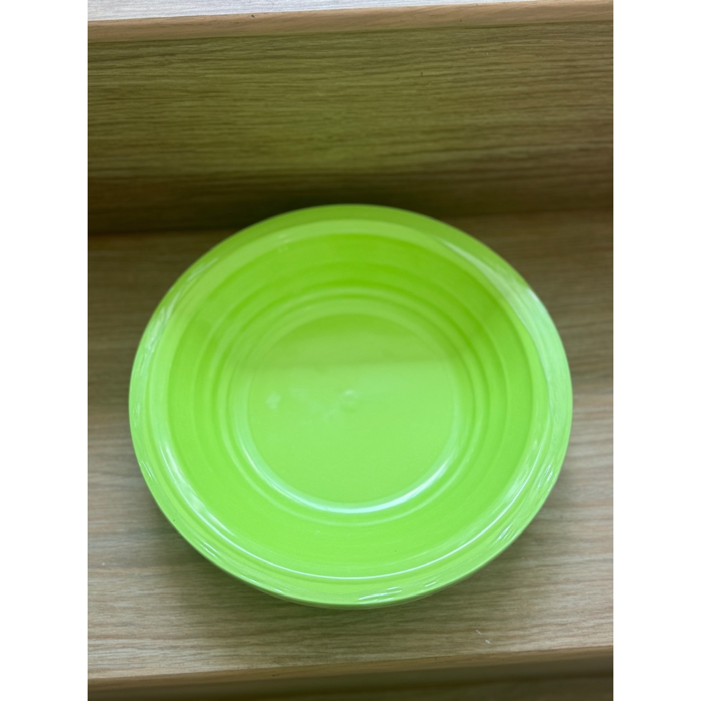 [DK] Piring makan plastik tebal/ piring cantik plastik/ piring warna