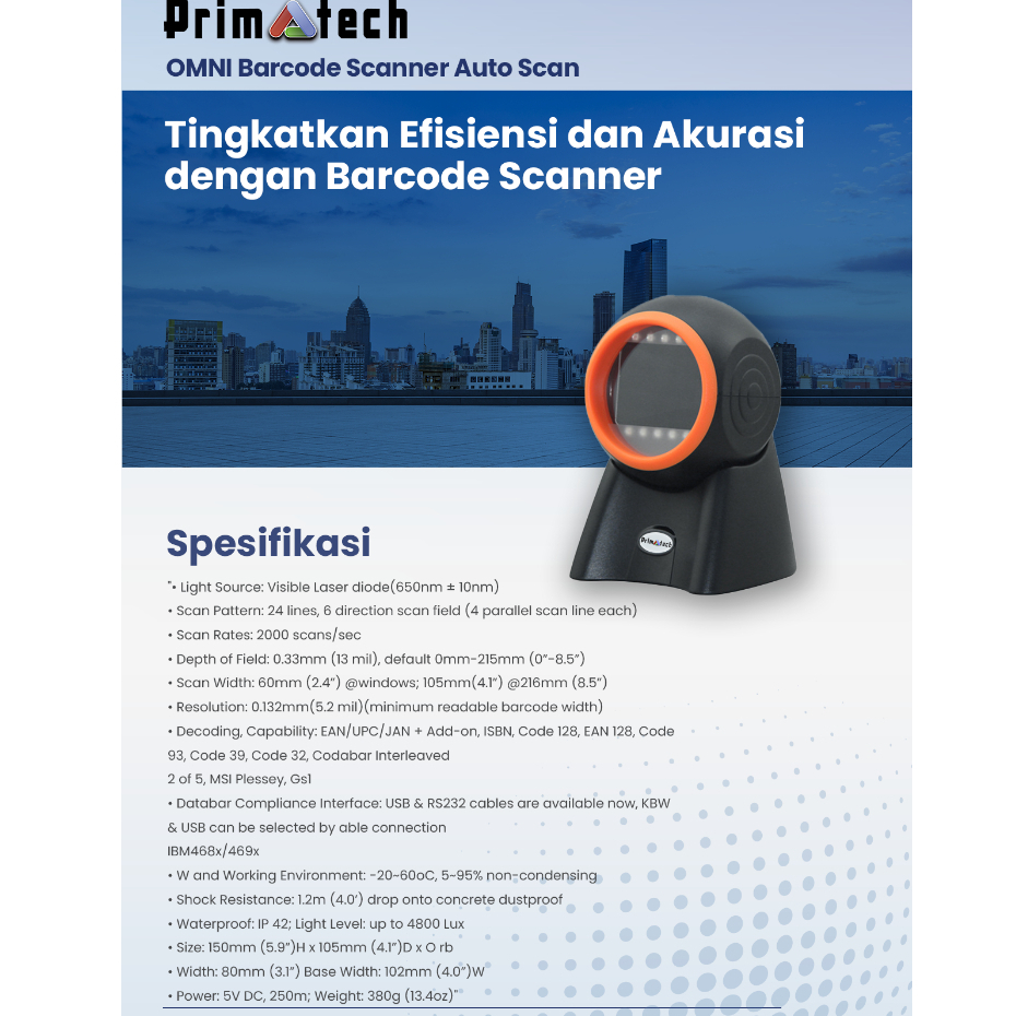 OMNI Barcode Scanner Auto Scan