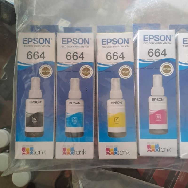 Tinta Epson 664 Asli Original