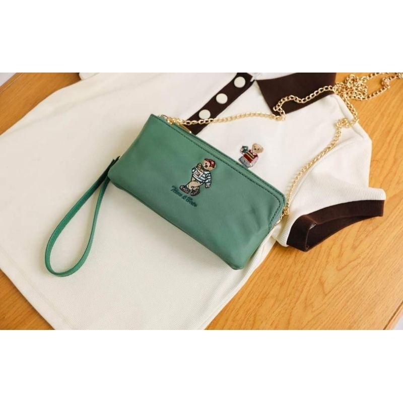 TTWN BEAR ORIGINAL TT2514 DOMPET POUCH - DOMPET SLING TERBARU - TTWN BEAR