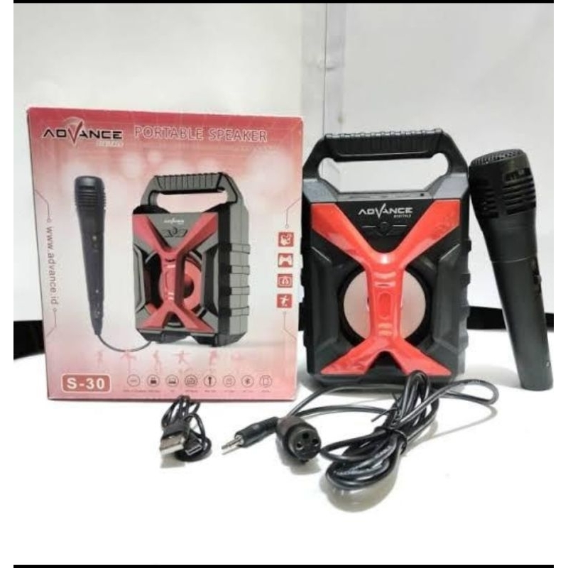 Speaker Portable Bluetooth advance S30 V2+Mic, S40new+Mic/ S30/S31