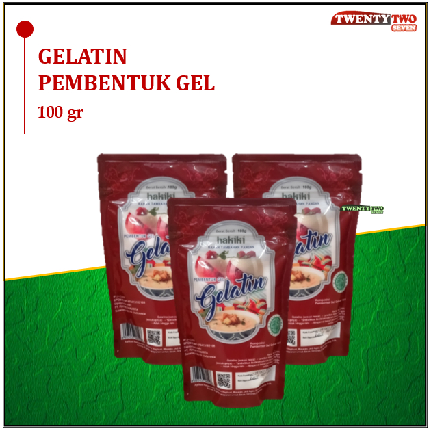 

Hakiki Gelatin Bubuk Powder Kesehatan Tulang Sendi Pembentuk Gel 100 gr