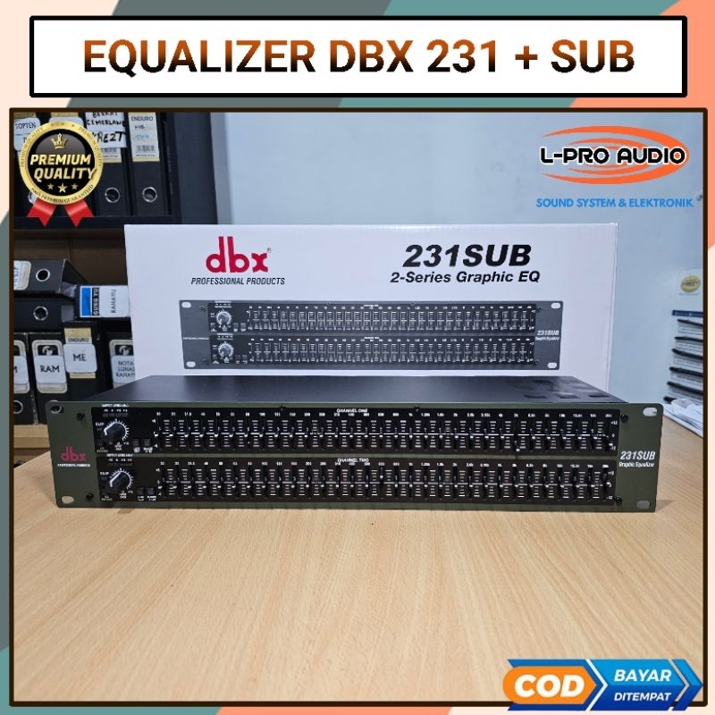 Equalizer dbx 231 SUB subwofer Grade A