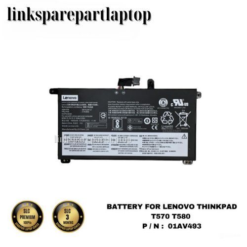 Baterai Battery Laptop 01AV493 00UR890 00UR891 ThinkPad T570 T580 P51S P52S