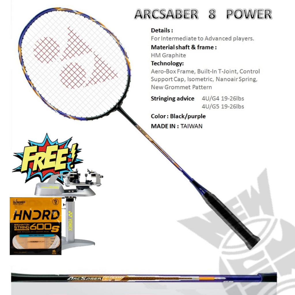 Raket Badminton Yonex Arcsaber 8 Power