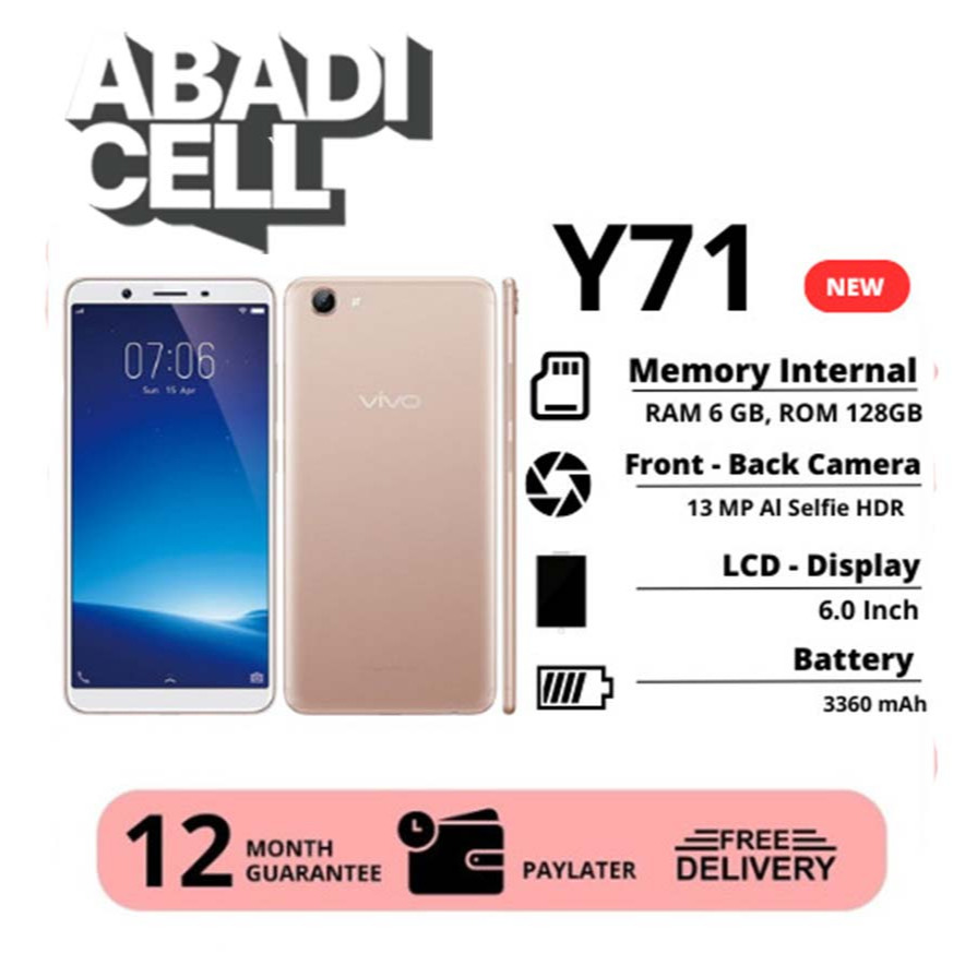 HP VIVO Y71 RAM 6/128GB 4G Smartphone Android