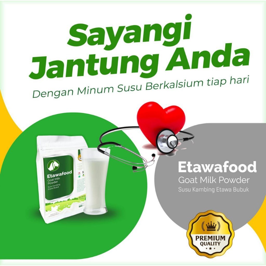 

ETAWAFOOD - Susu Kambing Etawa Bubuk 1kg - Susu Kambing Etawa BPOM