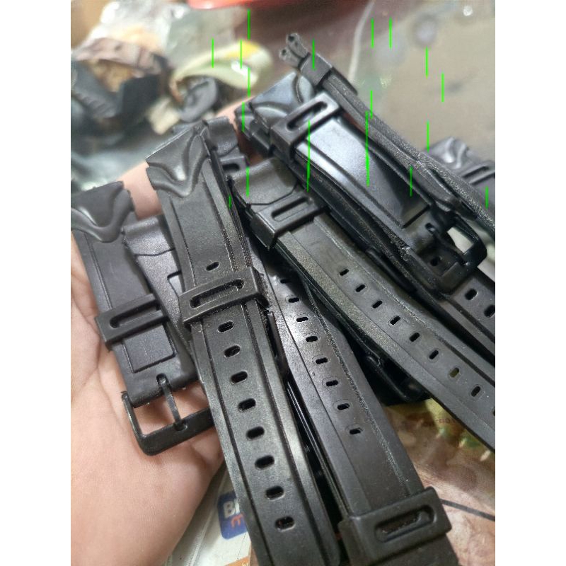 obral strap Jam Tangan Rubber Karet Bisa Untuk QQ , Casio f91