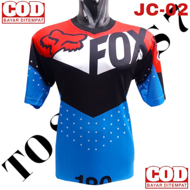 KAOS JERSEY LENGAN PENDEK DEWASA SEPEDA GUNUNG MTB MOTO CROSS TRAIL NEW TERLARIS JERSEY MOTO CROSS T