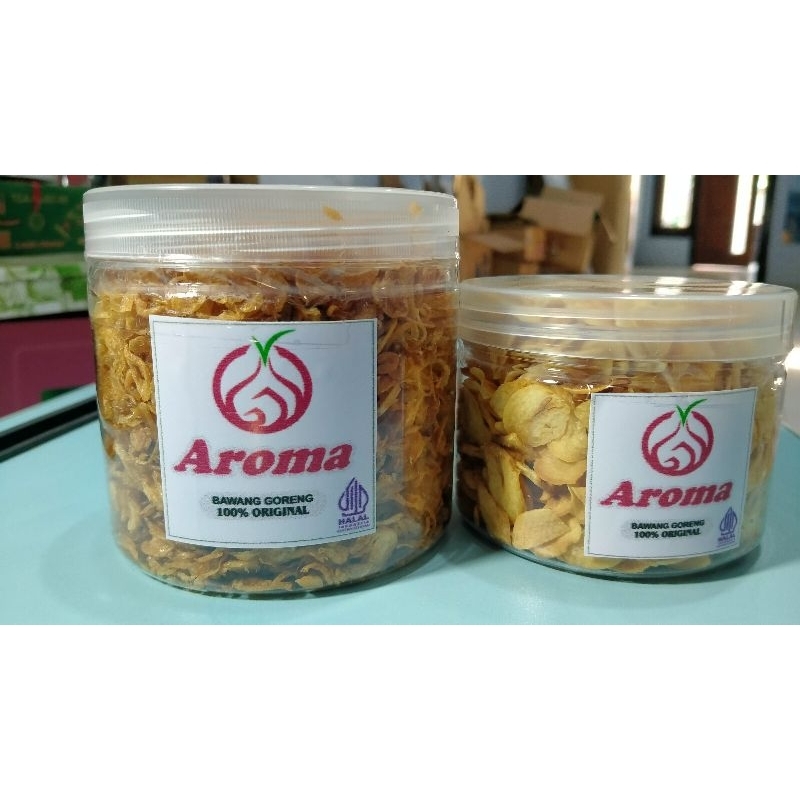 

Paket mix bawang putih goreng 120gr& bawang merah goreng 150gr