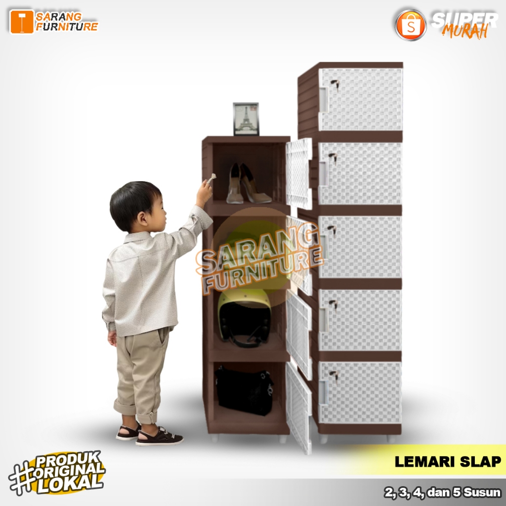 LEMARI PAKAIAN MINIMALIS KINGDOM SLAP KINGDOM SLAP SUSUN LEMARI PLASTIK LEMARI BAJU LEMARI ROTAN