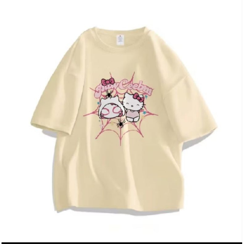 DINDABUDI719|KAOS CEWEK LENGAN PENDEK CEWEK OVERSIZE TERBARU