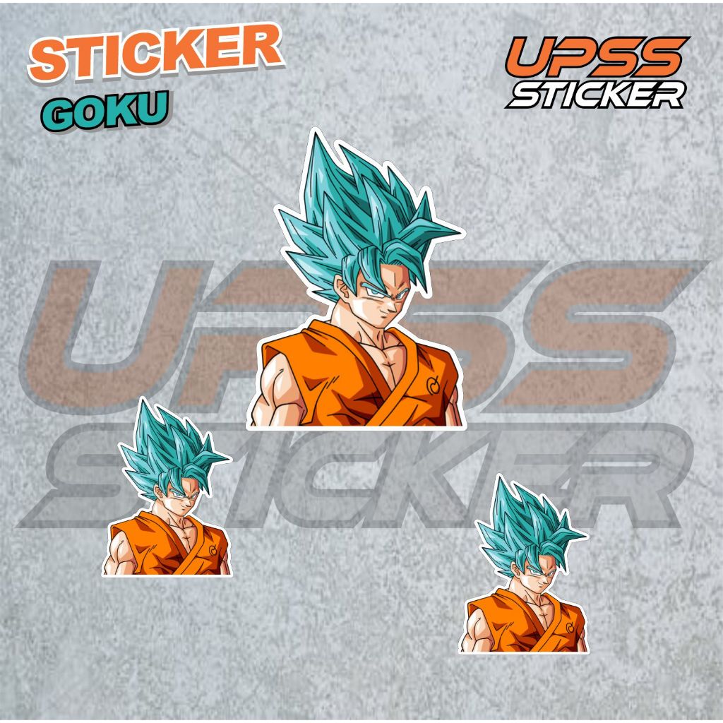 

Stiker Sticker Goku Super Sayyan Case Phone Logo Brand Band Aesthetic Journal Clothing Basic Casing Striping Tempel Label Merk Dinding Graftac Vinyl High Quality decal