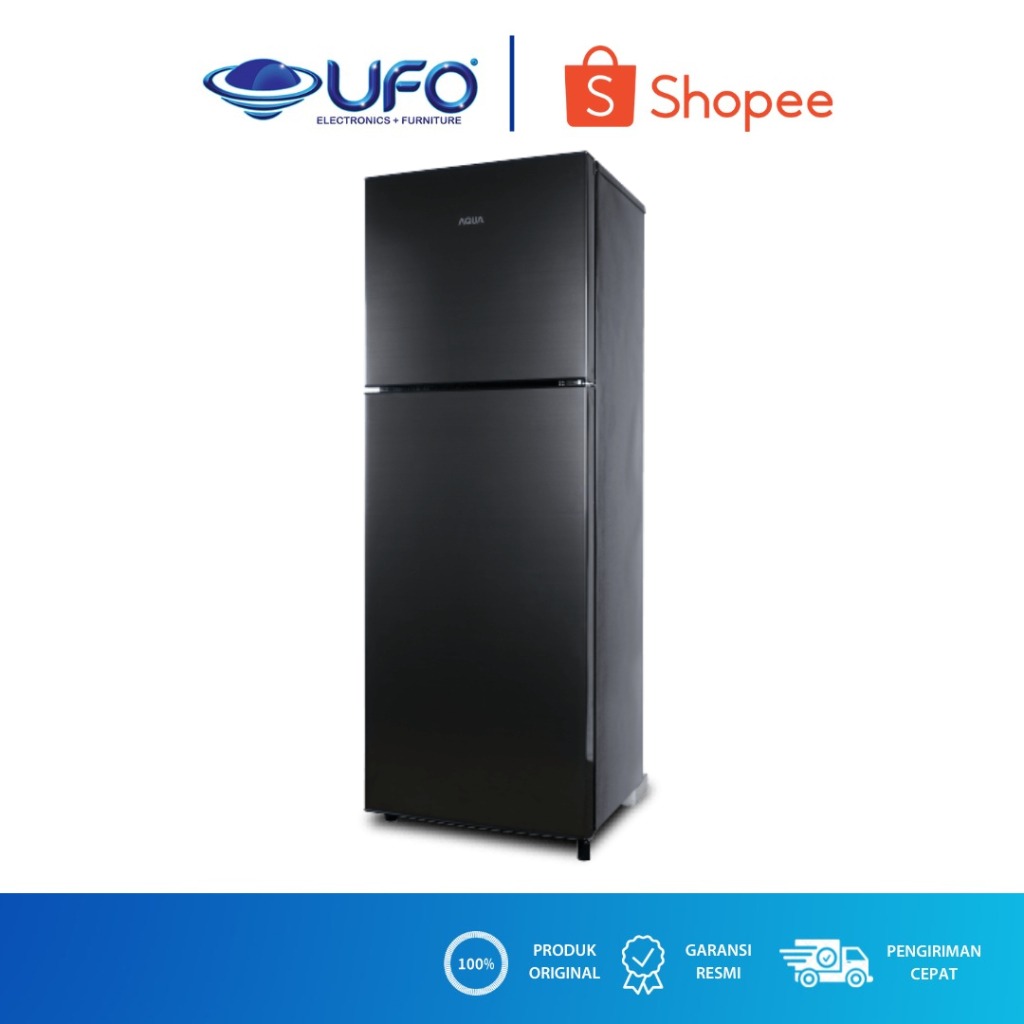 AQUA KULKAS 2 PINTU 220 LITER AQRD270(WDS)
