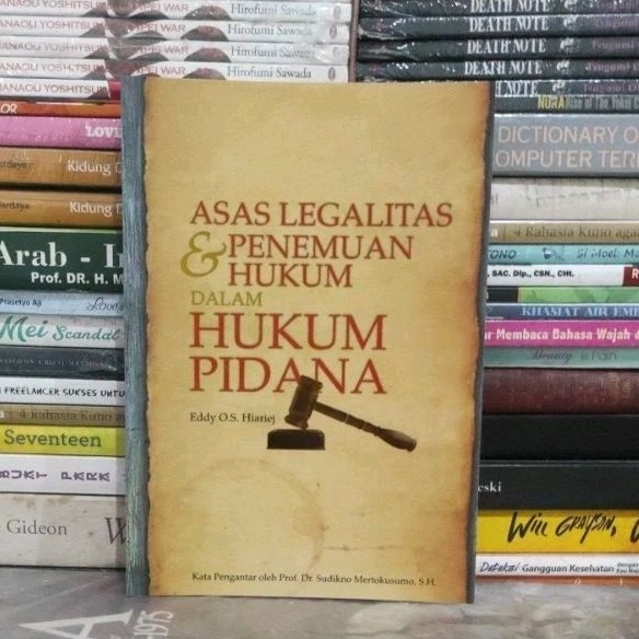 Buku Original ASAS LEGALITAS & PENEMUAN HUKUM DALAM HUKUM PIDANA Eddy O. S Hiariej