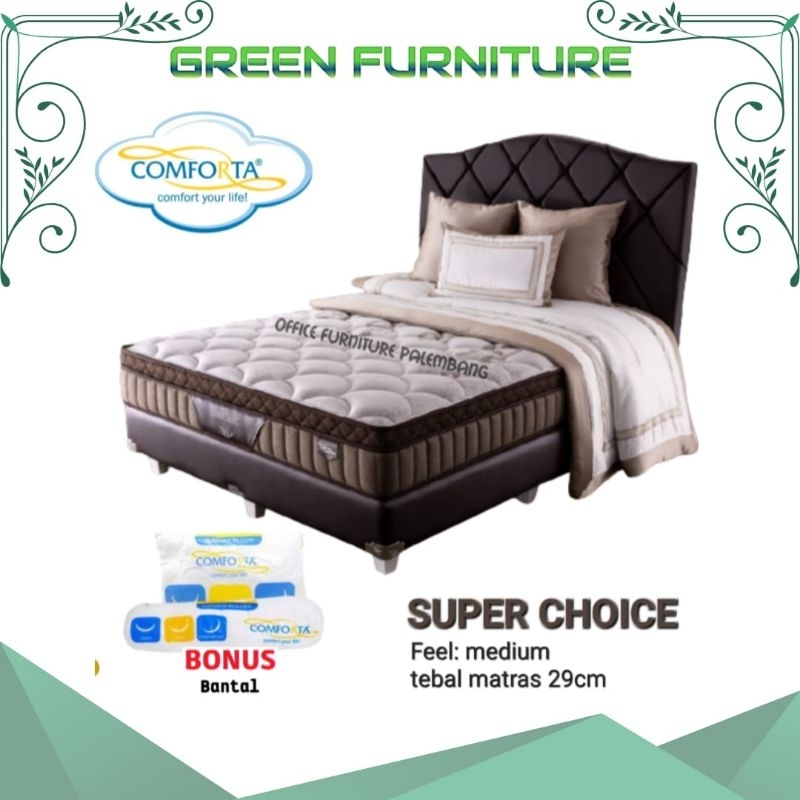Springbed Comforta  Super Choice Matras springbed comforta tempat tidur
