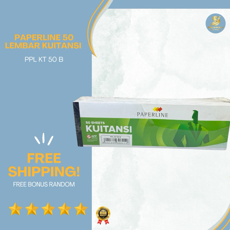 

Buku Kwitansi Besar Paperline | 50 Lembar | Eceran 5 Pcs & 1 Pack (10 Pcs)