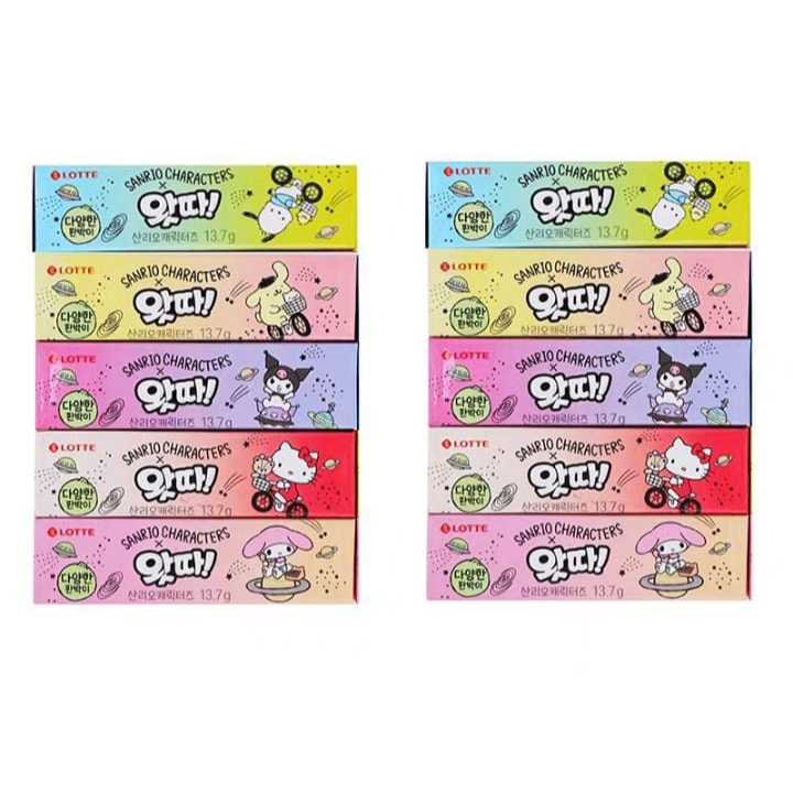 

LOTTE WATTA Gum x Sanrio Characters Permen Karet korea