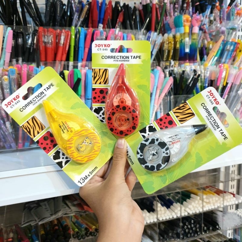 

(Bisa COD) Tipe X / Correction Pen Roll JOYKO CT-545 13M×5MM
