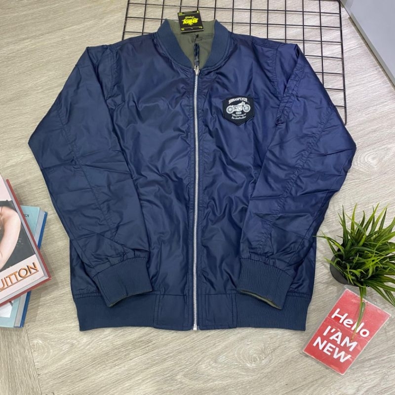 Jaket Sharks Parasut Pria Original