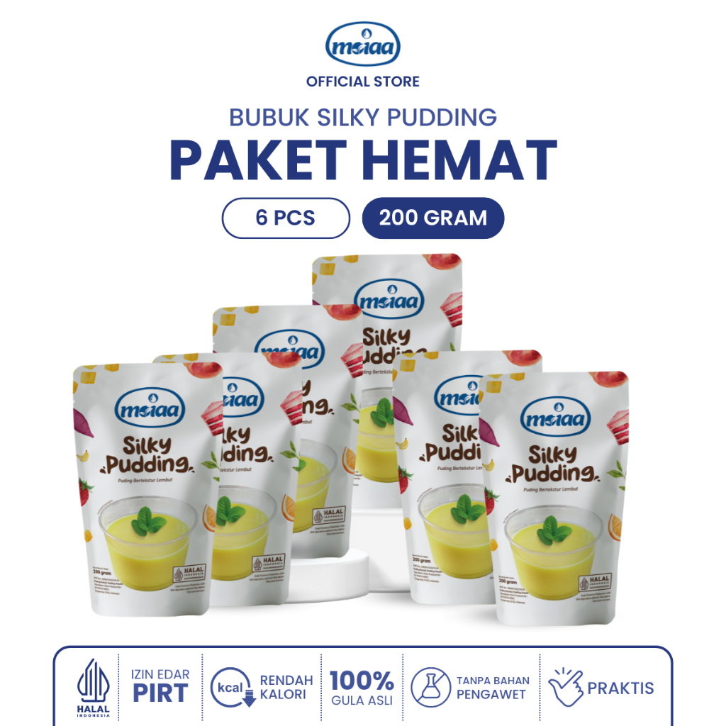 

SERBA HEMAT 5 - Silky Pudding MOIAA 200gram Isi 6pcs