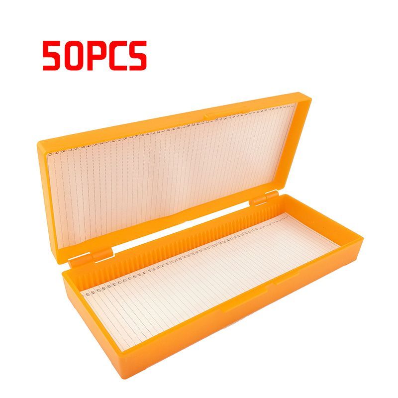 Box Slide Preparat Tempat Kaca Kotak Preparat Box Object Glass Preparat Objek Glass/pvc Slide Box