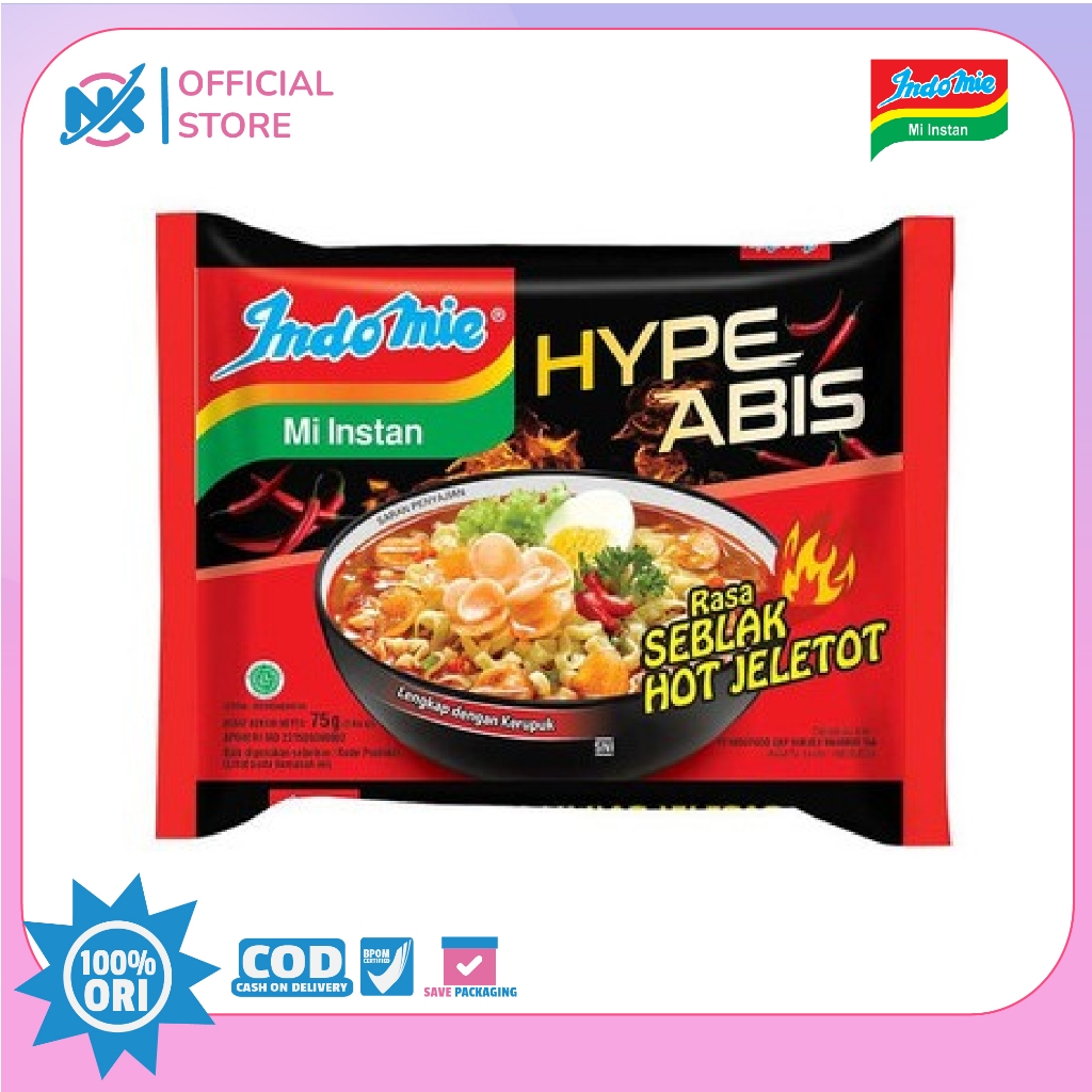 

Indomie Hype Abis Seblak Jeletot 75gr