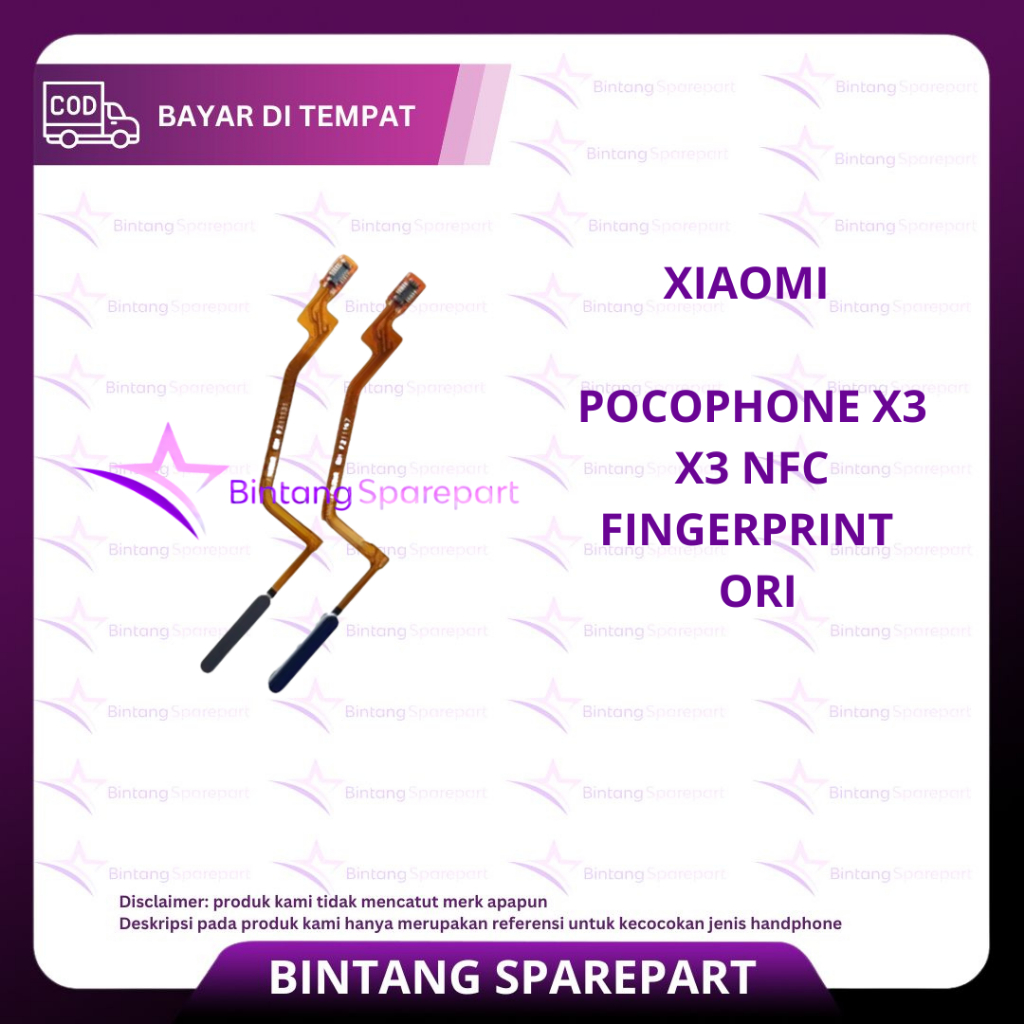 FLEXIBEL XIAOMI POCOPHONE X3 / X3 NFC FINGERPRINT