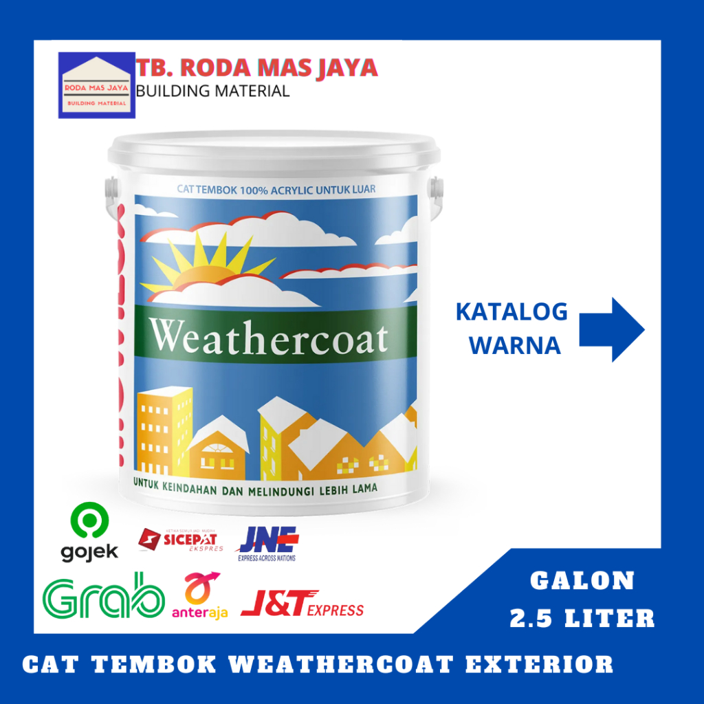 CAT TEMBOK MOWILEX WEATERCOAT EXTERIOR 2.5 LITER