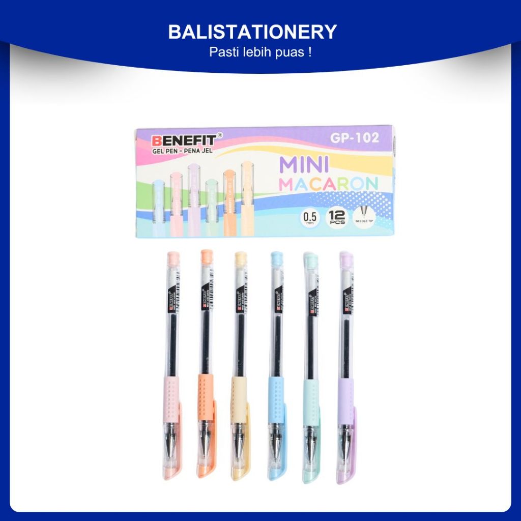 

Pulpen Pena Gell MIni Macaron GP-102 Benefit